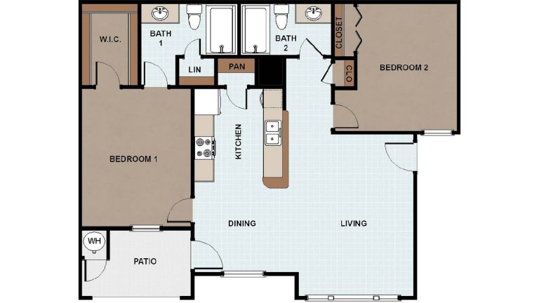 2 Bed/2 Bath