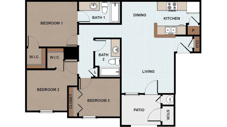 3 Bed/2 Bath