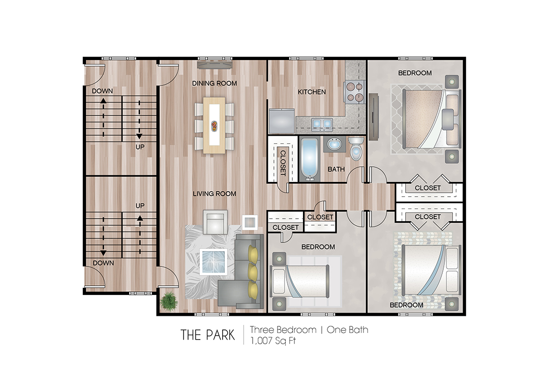 MoheganCommons The Park 1007 sf 2