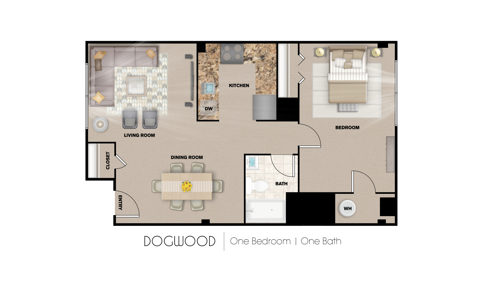 Riverwalk Dogwood 1BD1BA Web 01